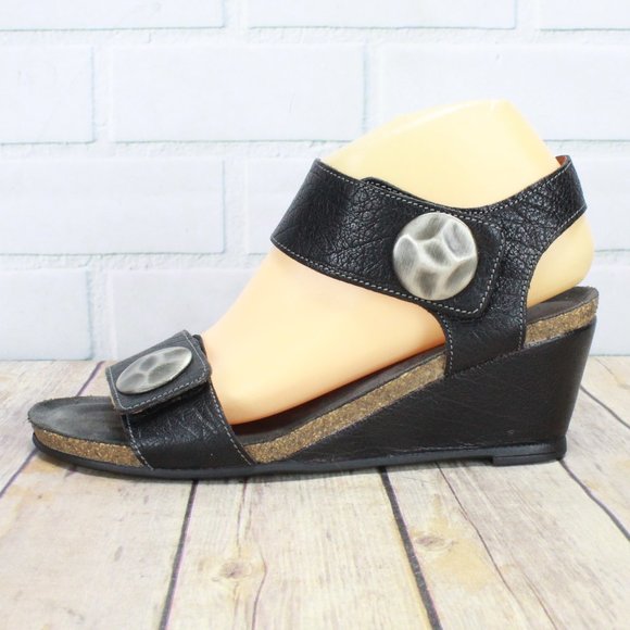 Taos Footwear Shoes - TAOS Carousel 2 Ankle Strap Wedge Sz 39 US 8-8.5